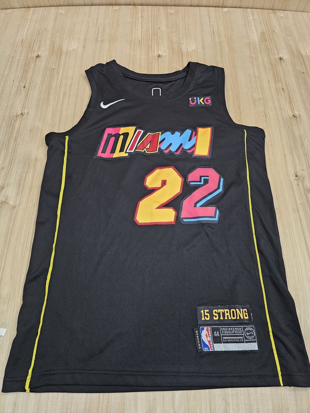 Nike Miami Heat Black #22 Butler Basketball Jersey